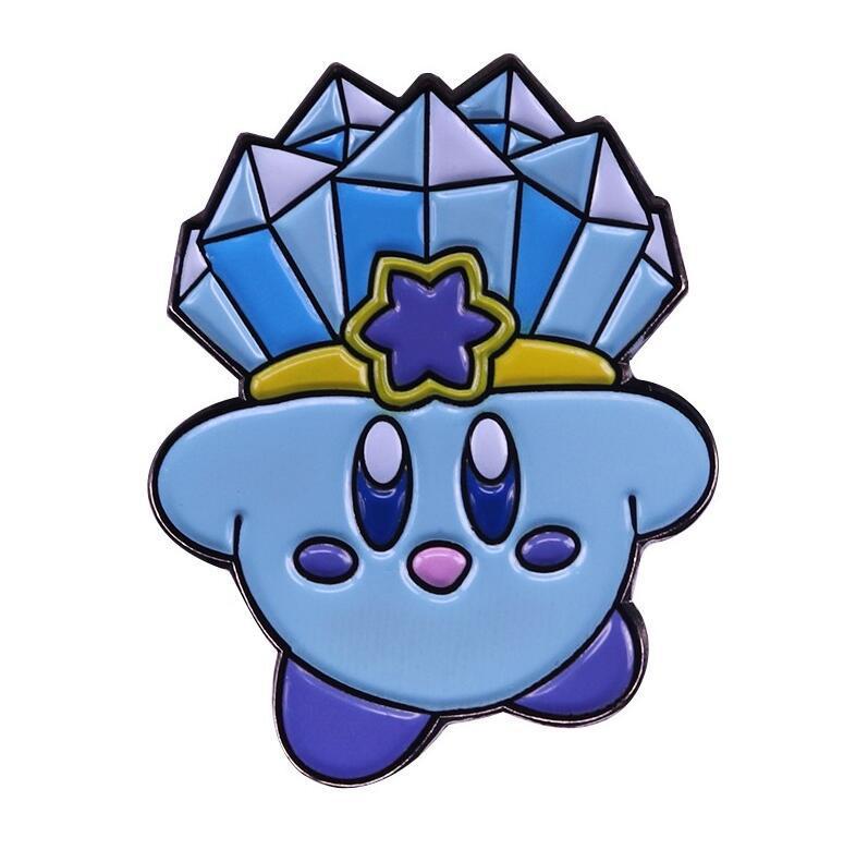 Fantasy Blue Crystal Edition Brooch Video Game Lovers Accessories Badge
