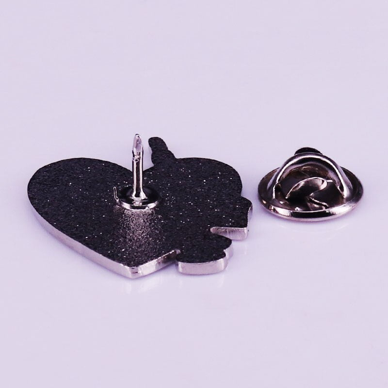 Cute Pink heart brooch