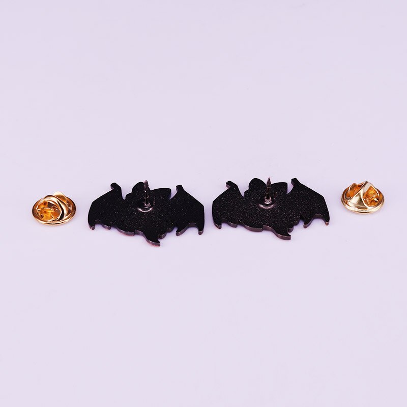 Scary Ghost Brooch Set Halloween Cute Weird Animal Badge Gothic Art Accessories