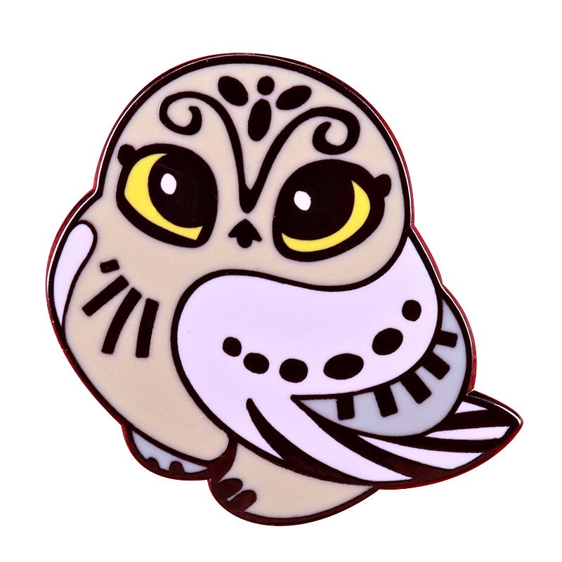 Cute Hedwig Brooch Magic Owl Badge