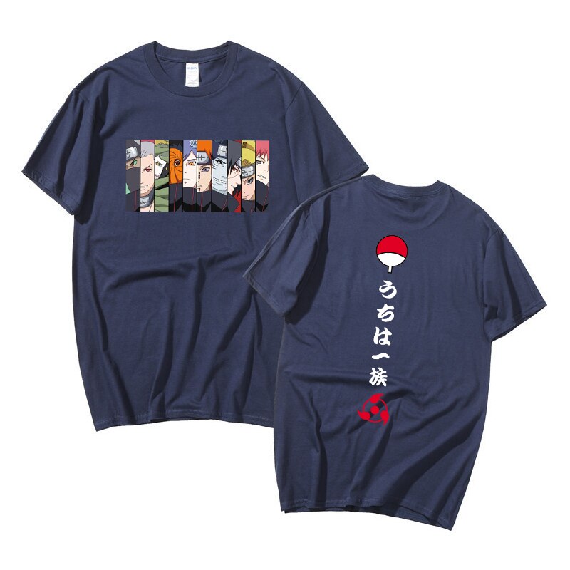 Men's tshirt Naruto Summer Harajuku Cool Unisex Short Sleeve t shirt Japanese Anime Funny Printed Streetwear T-shirt