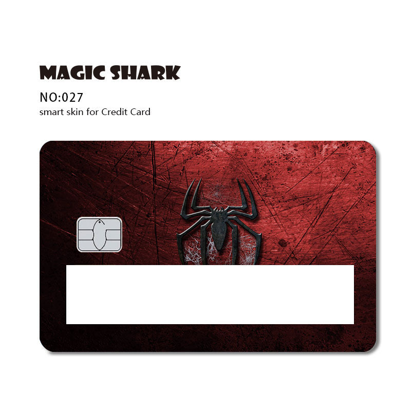 Magic Shark 2021 Fashion Matte Cute Cartoon PVC Window Credit Card Debit Card Sticker Film Skin Small Large Chip