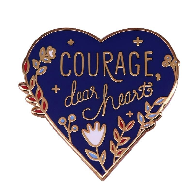 C.S. Lewis Literature Cited Brooch Positively Encourage Badge