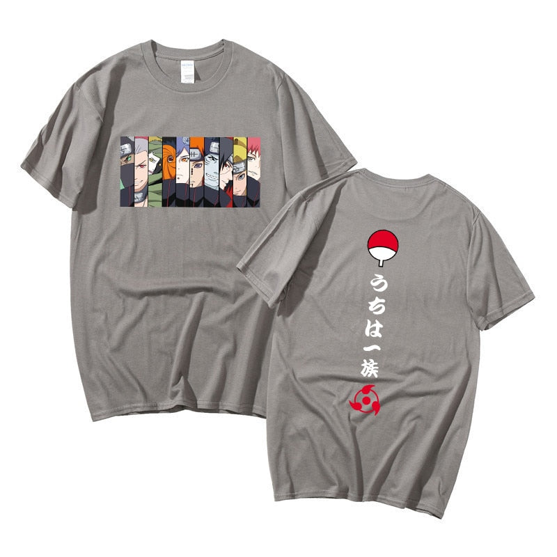 Men's tshirt Naruto Summer Harajuku Cool Unisex Short Sleeve t shirt Japanese Anime Funny Printed Streetwear T-shirt