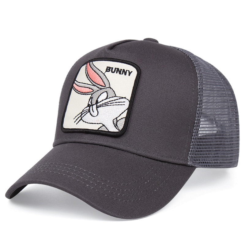 Baseball CapMesh Hat Summer Cartoon  Snapback For Women Men