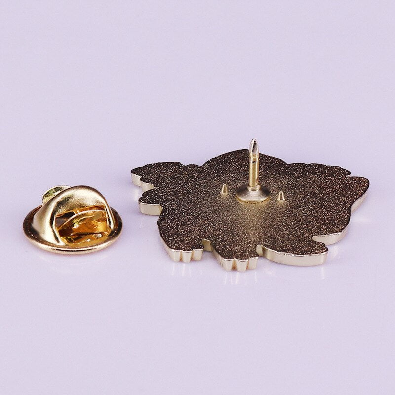Cute cartoon wonderful frog brooch naughty elf badge
