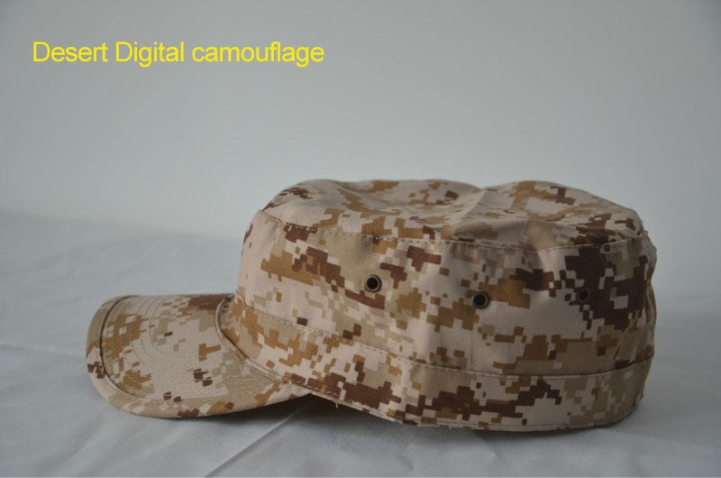 58/59/60cm Army Camouflage Military Hats Shako High Quality Thickened Soldier Cap Workout Camping Hunting Hat KS02