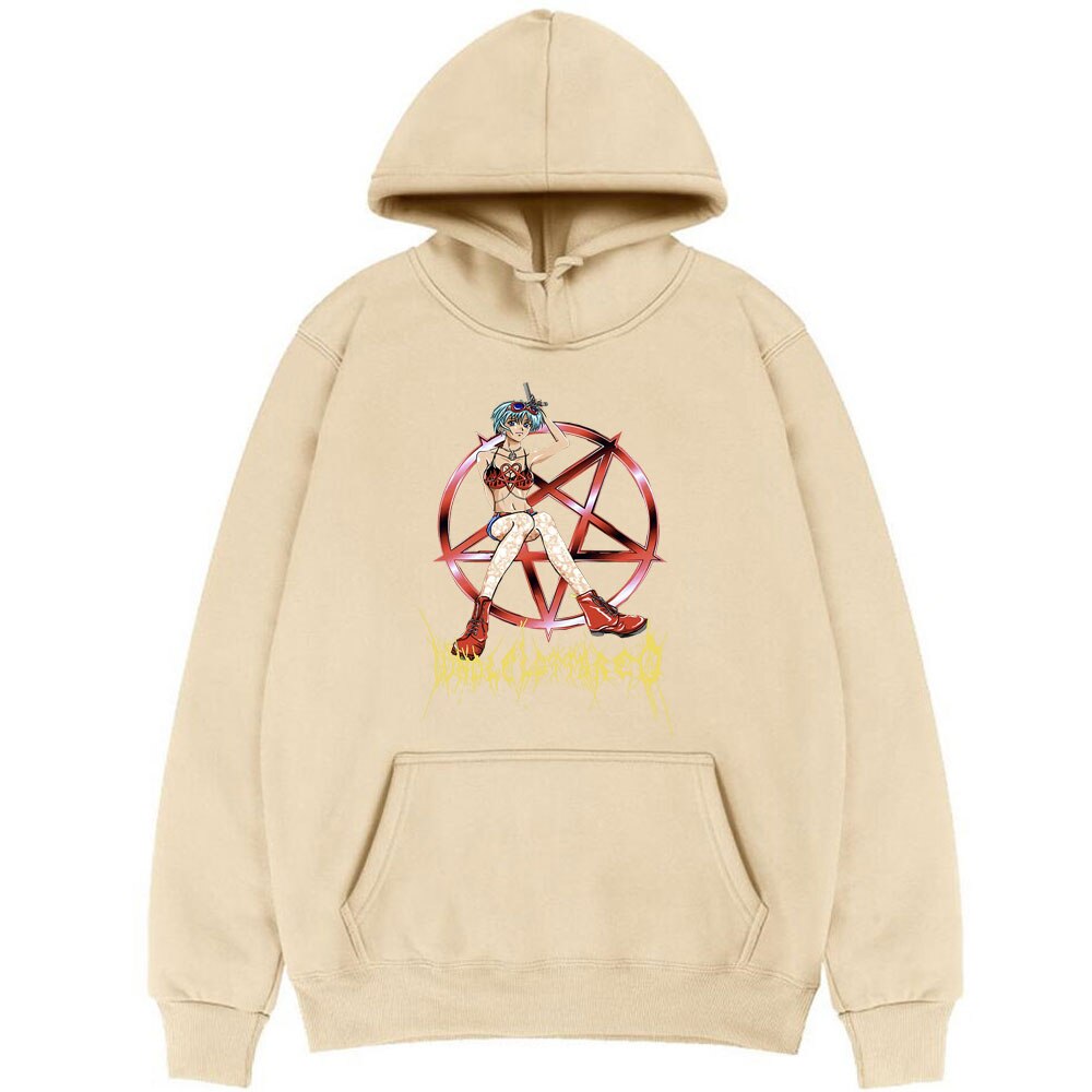 Playboi Carti WLR Whole Lotta Red Anime Hoodie Tops Men Cute Hoodies Fashion Harajuku Women Hoody Comfortable Cotton Sweatshirt