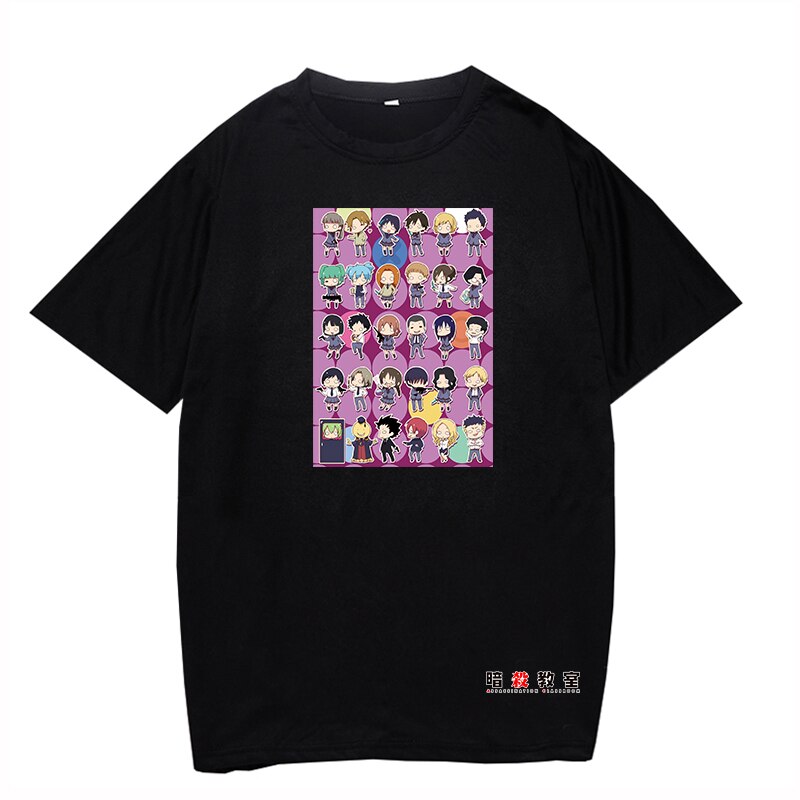 2020 Men's Clothing Summer New Anime Assassination Classroom Black shirt Cool Style Japan T-Shirt Size XS-4XL