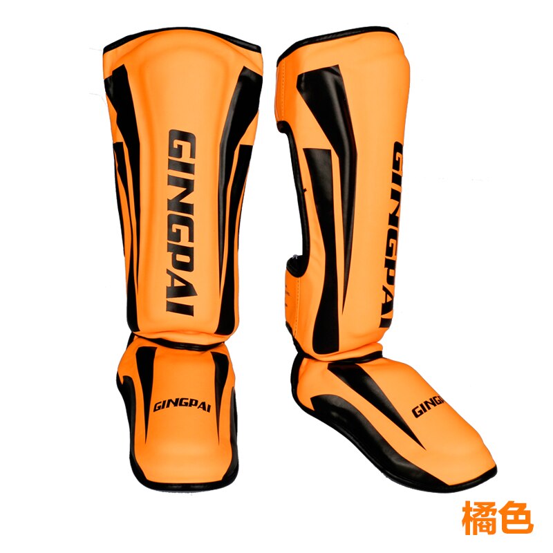 Youth/Adult MMA Boxing Leggings Calf Muay Thai Sanda Instep Training Game Ankle Protective Gear men women Mma Foot Shin guard