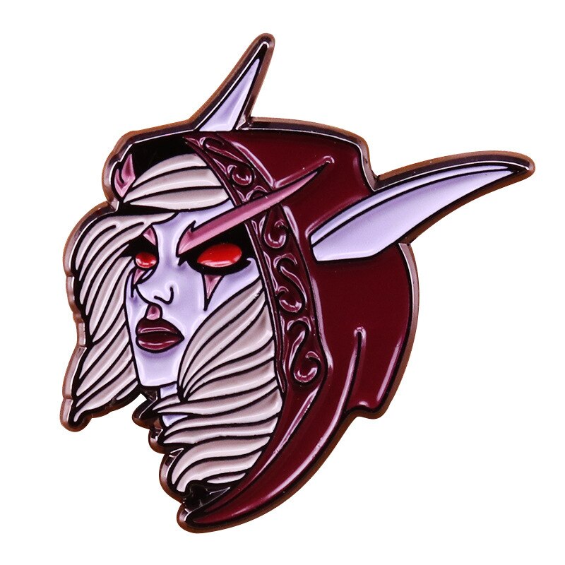 Banshee Sylvanas Brooch Warcraft Series Badge