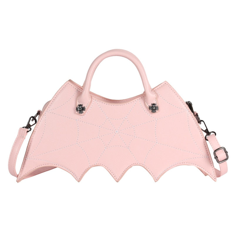 Spider Web Shapes Bags For Women 2021 New Funny Handbags Ladies Punk Style Crossbody Purses Female Fashion Chains Messenger Flap