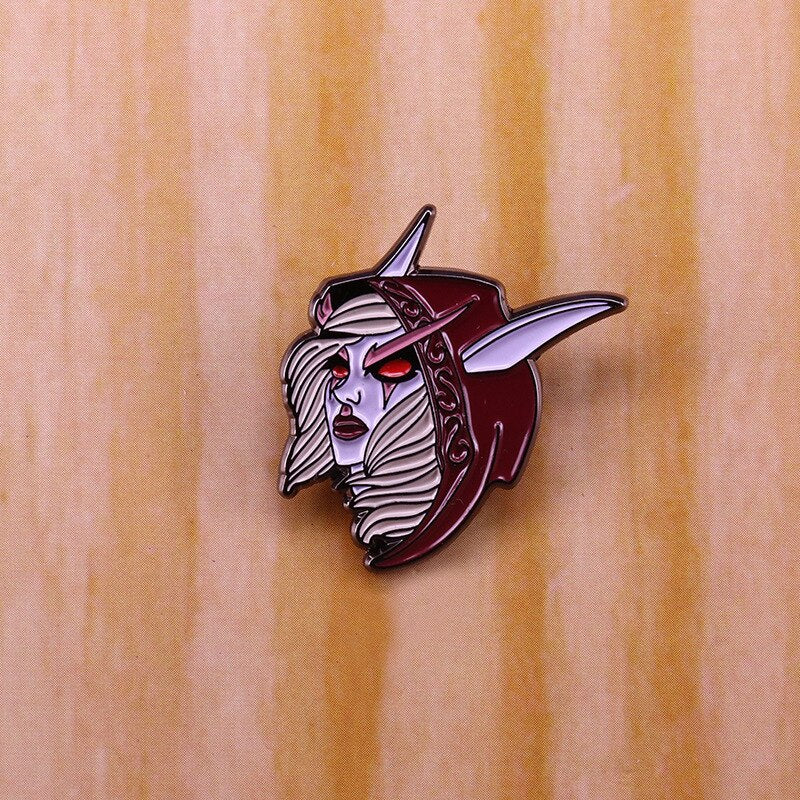Banshee Sylvanas Brooch Warcraft Series Badge