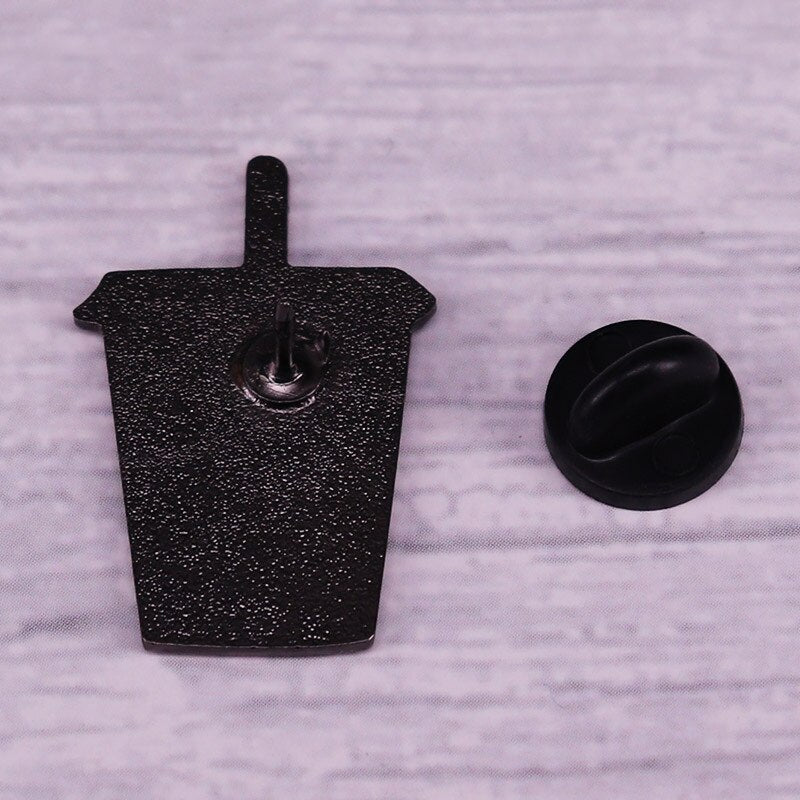Cute ice coffee brooch kawaii drink badge