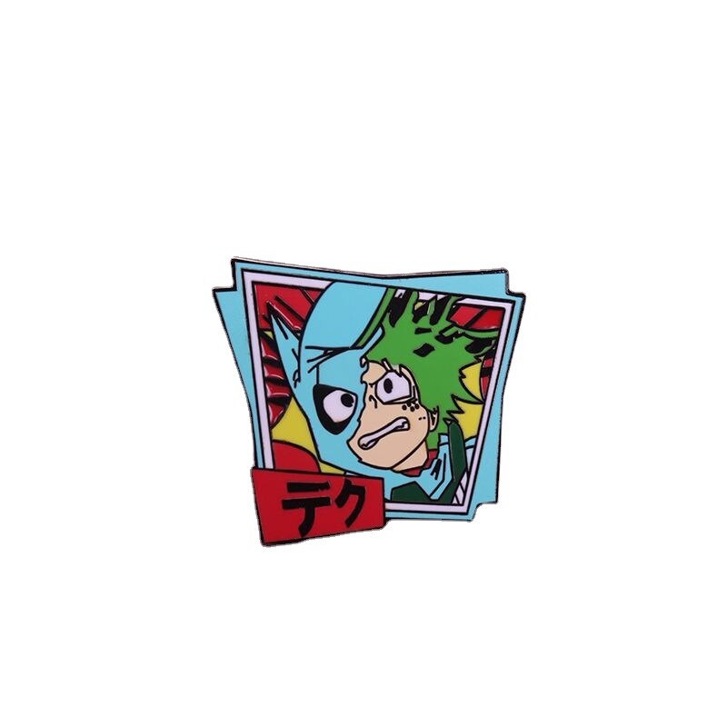 Cute Midori Valley Ikuhisa Brooch Cartoon My Hero Academia Inspiration Badge