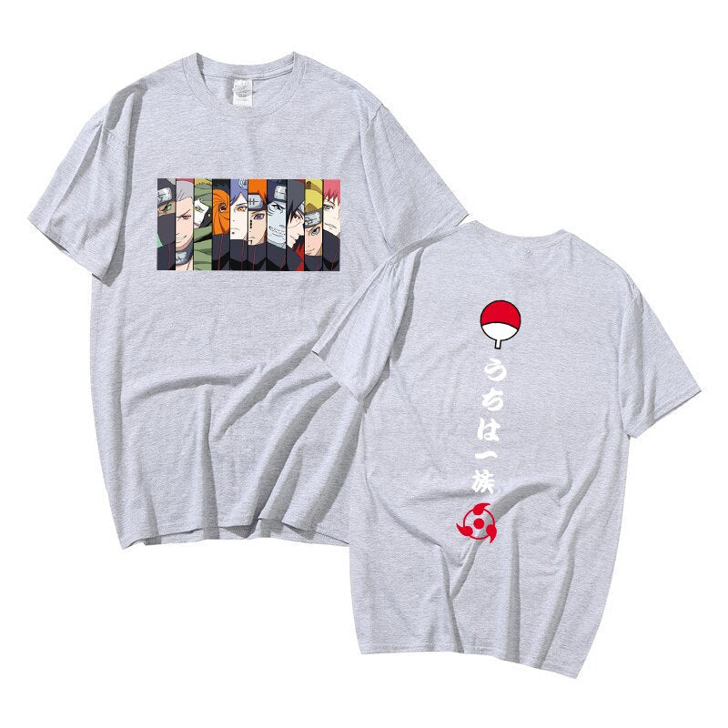 Men's tshirt Naruto Summer Harajuku Cool Unisex Short Sleeve t shirt Japanese Anime Funny Printed Streetwear T-shirt