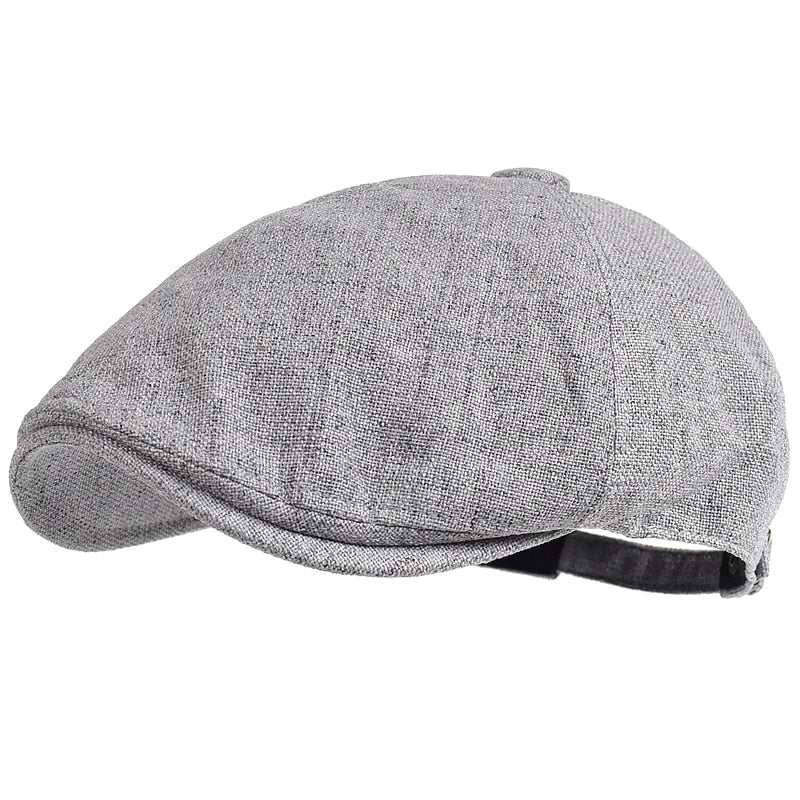 Men's Summer Berets Outdoor Breathable newsboy cap Spring Flat Hats Solid Duckbill Hats Vintage Gatsby Beret Hat Women