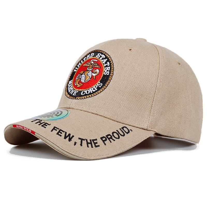 New Fashion U.S. Marine Corps Veteran the few the proud Hats Letter Embroidered