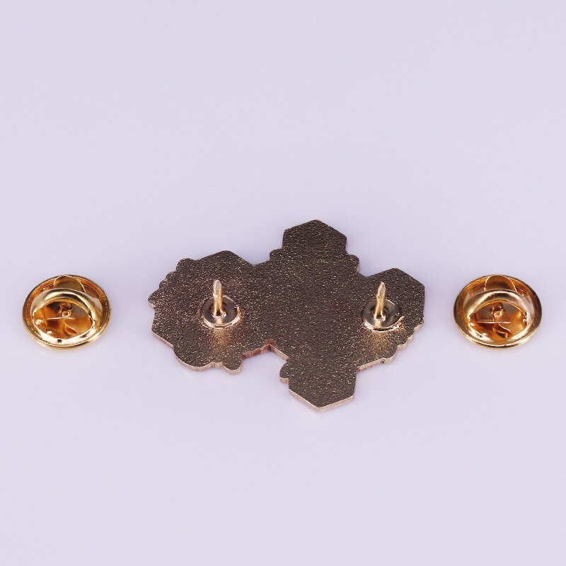 Bee hive glitter brooch hardworking cute animal badge