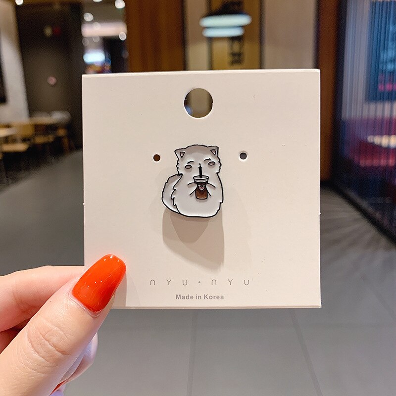 Fashion Rainbow Enamel Pin Cartoon Cute Fruits Food Animal Astronaut Brooches Lapel Badge Bag Jewelry Gift for Friends Wholesale