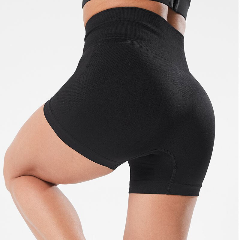 SALSPOR Fitness Yoga Shorts Women 2 pieces High Waist Push Up Gym Sportswear Workout Running Training Short