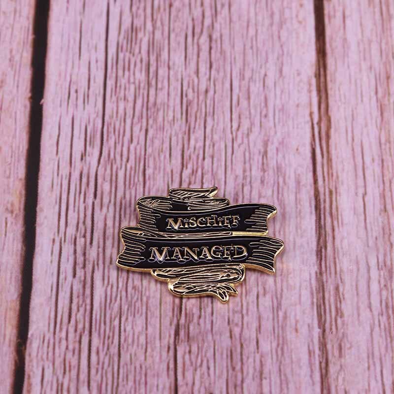 Prank End Spell Brooch Magic Badge