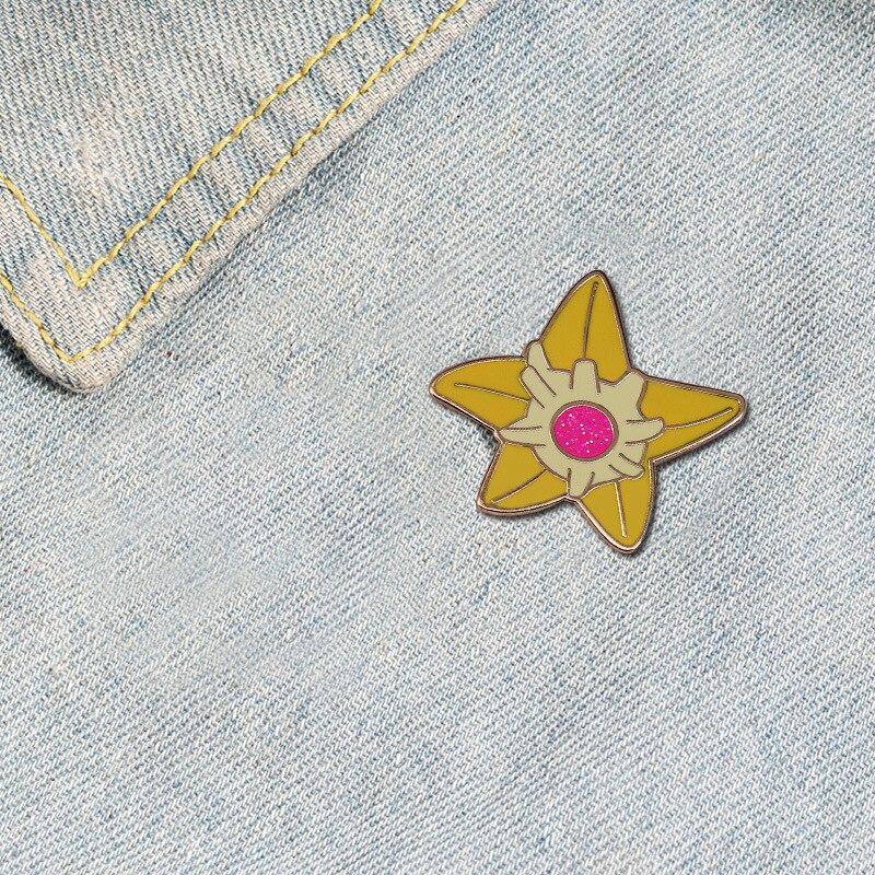 Beautiful glitter starfish brooch