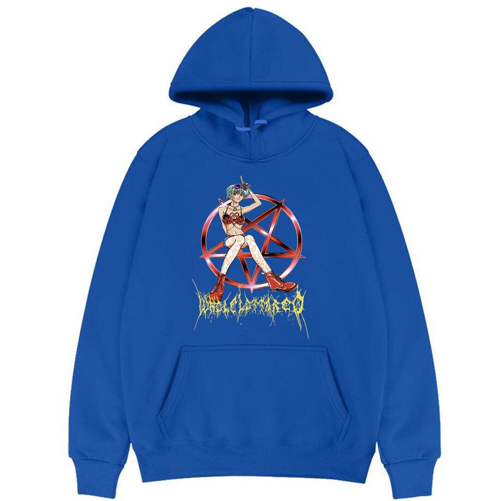 Playboi Carti WLR Whole Lotta Red Anime Hoodie Tops Men Cute Hoodies Fashion Harajuku Women Hoody Comfortable Cotton Sweatshirt