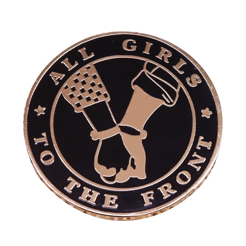 Feminist Brooch 90s Riot Girl Power Badge