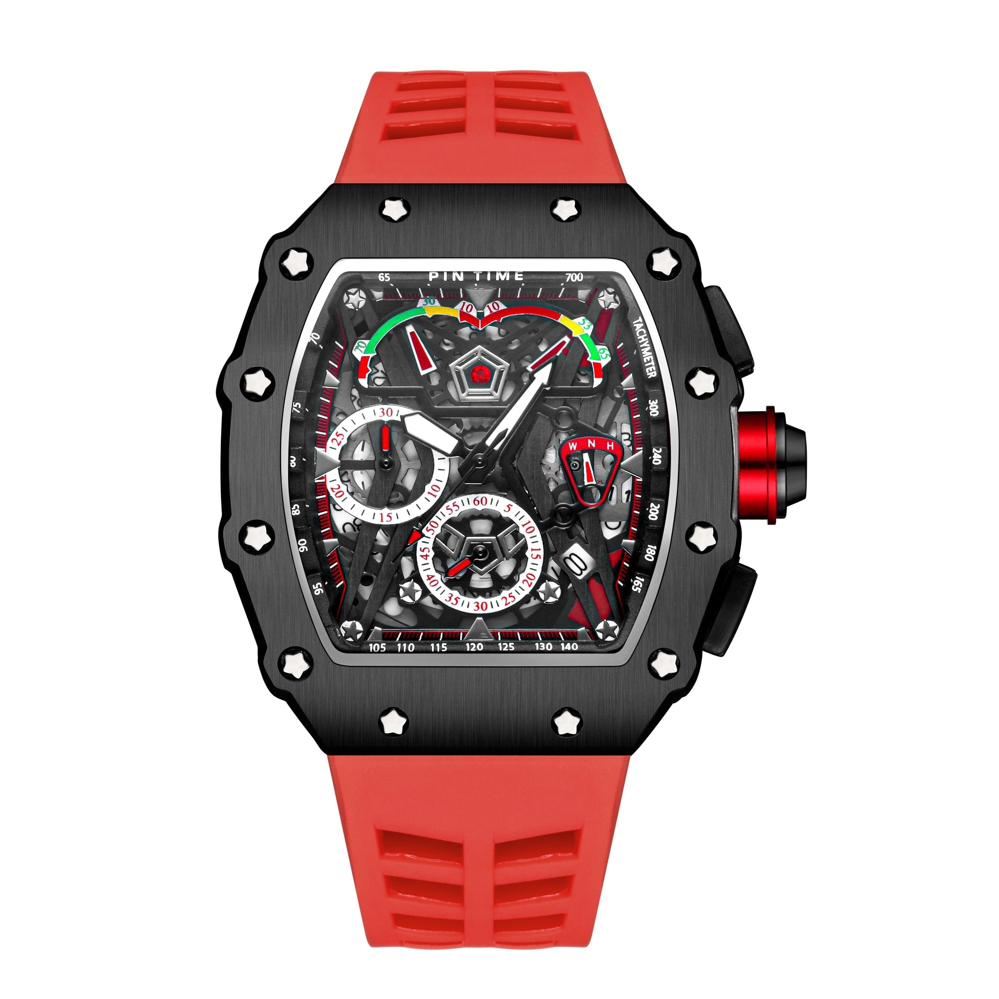 Big Dial Sport Watch Men Chronograph Quartz Military Mens Watches Top Brand Luxury Gold Clock Hip Hop Reloj Relogio Montre Homme