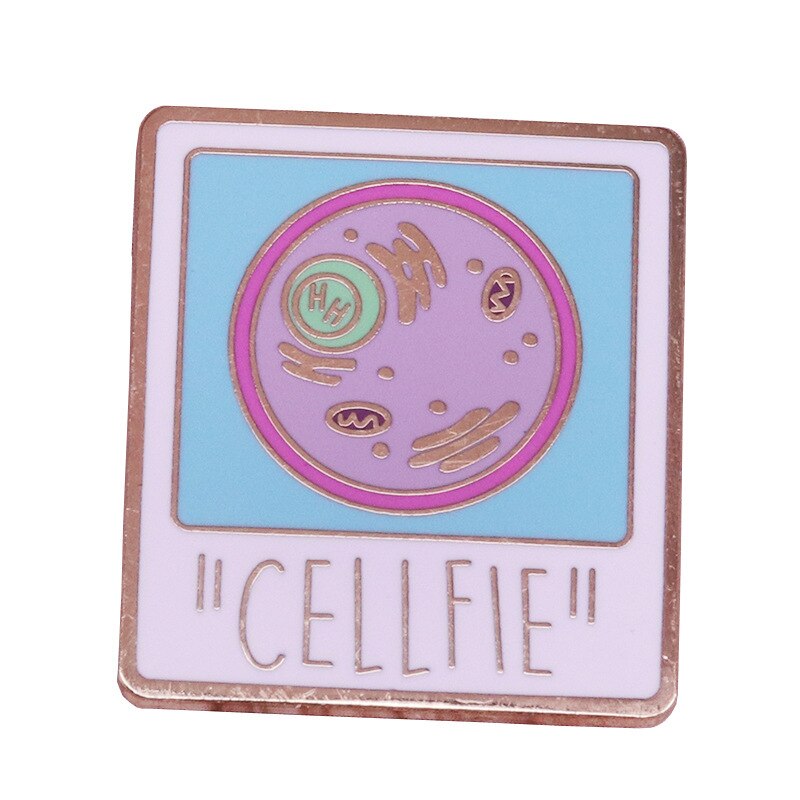 Cute Polaroid Cell Picture Brooch Cartoon Clothes Bag Accessories Decoration