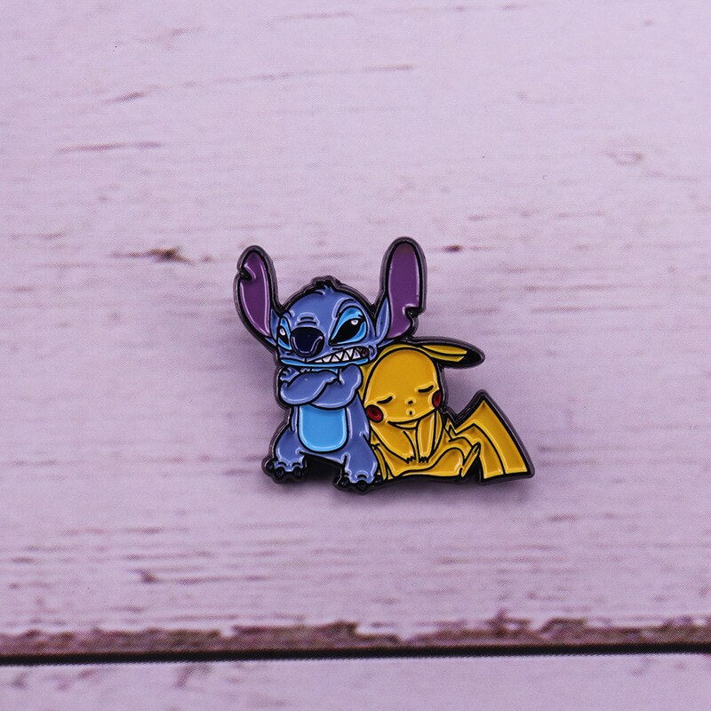 Cute cartoon mix and match brooch
