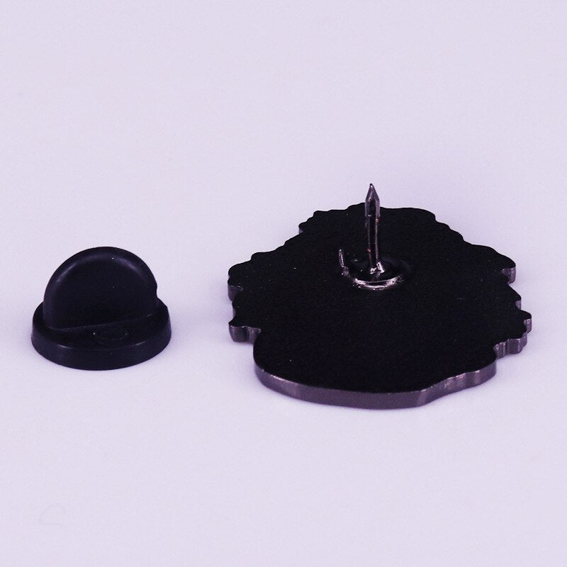Archmage of the Underworld Badge Halloween Horror Ghost Brooch