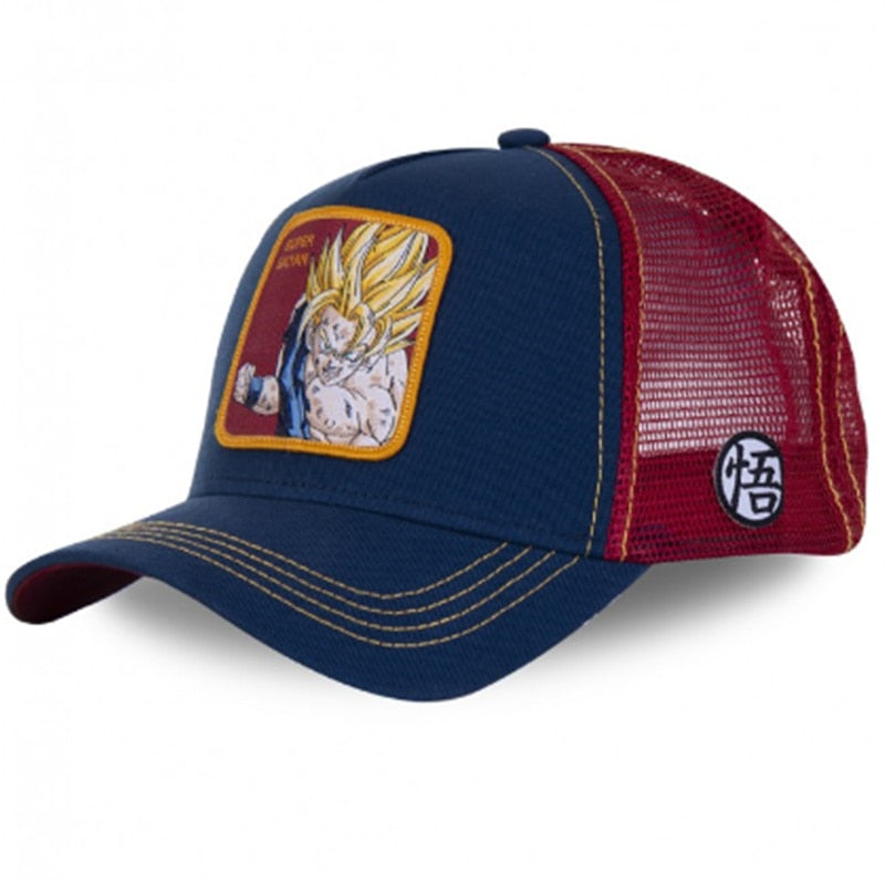 New Brand DRAGON BALL animation All Styles Snapback Cotton Baseball Cap Men Women Hip Hop Dad Mesh Hat Trucker Hat
