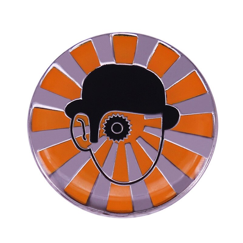 Clockwork Orange Alex Brooch Stanley Kubry Thriller Movie Badge