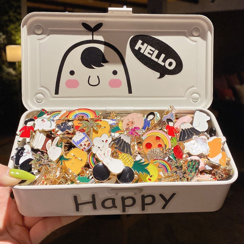 Fashion Rainbow Enamel Pin Cartoon Cute Fruits Food Mix Brooches Badges Backpack Lapel Pins Jewelry Gifts For Friends