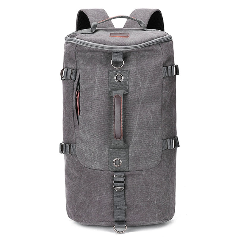 2021 New Large Capacity Rucksack Man Travel Duffle Bag Male Luggage Canvas Bucket Shoulder Bags Men Outdoor Backpack Dropship