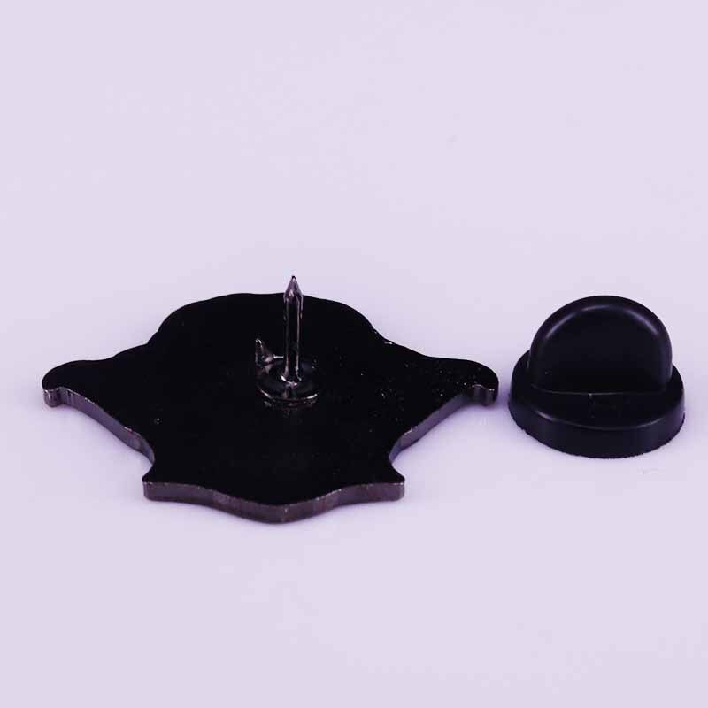 80s heavy metal band brooch evil dark music art badge