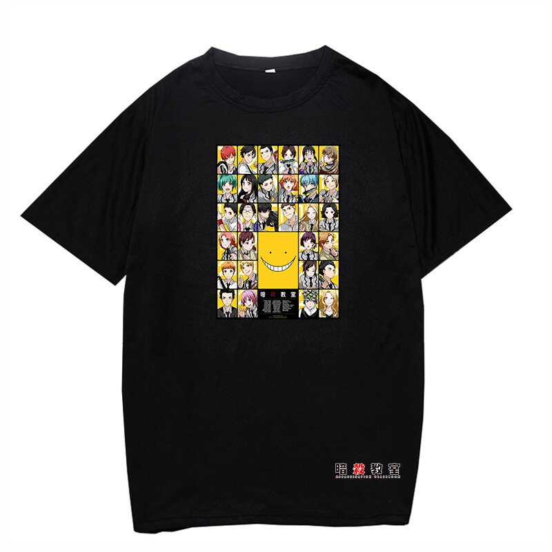 2020 Men's Clothing Summer New Anime Assassination Classroom Black shirt Cool Style Japan T-Shirt Size XS-4XL