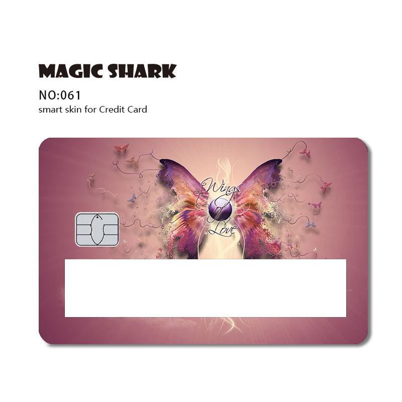 Take My Money Che Guevara Bear Butterfly Stone Window Sticker Case Film Tape Skin for Big Small Chip Credit Debit Card