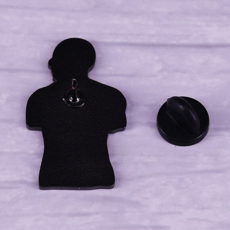 Anatomy Human System Organ Brooch Health Awareness Badge Weird Gothic Art Pin
