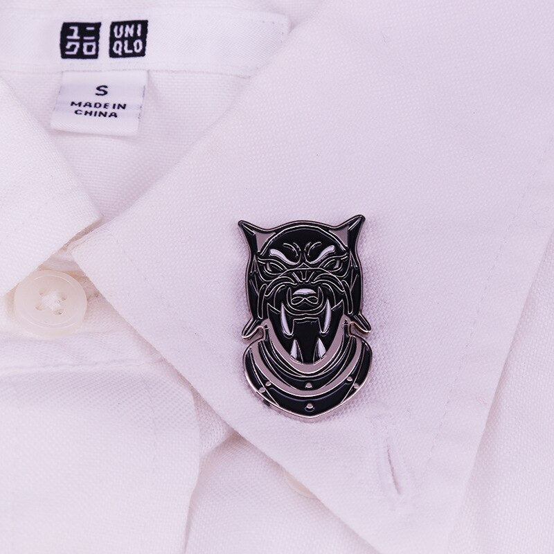 Black Panther Brooch Sci-Fi Movie Inspiration Badge