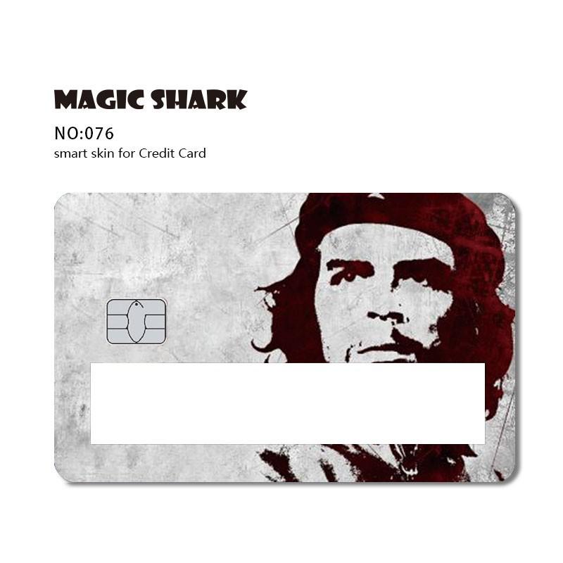 Take My Money Che Guevara Bear Butterfly Stone Window Sticker Case Film Tape Skin for Big Small Chip Credit Debit Card