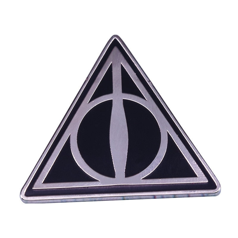 Deathly Hallows Brooch Magic Item Badge