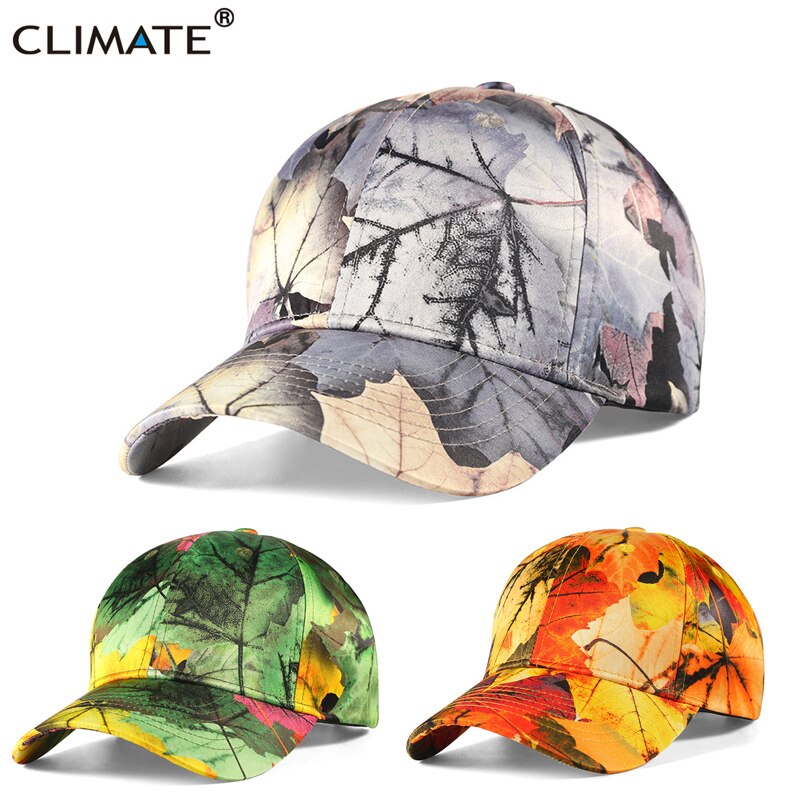 CLIAMTE Forest Camouflage Baseball Cap 3D Leaf Hunting Cap Outdoor Explore Pretend Hat Camouflage Baseball Hunting Shooting Cap
