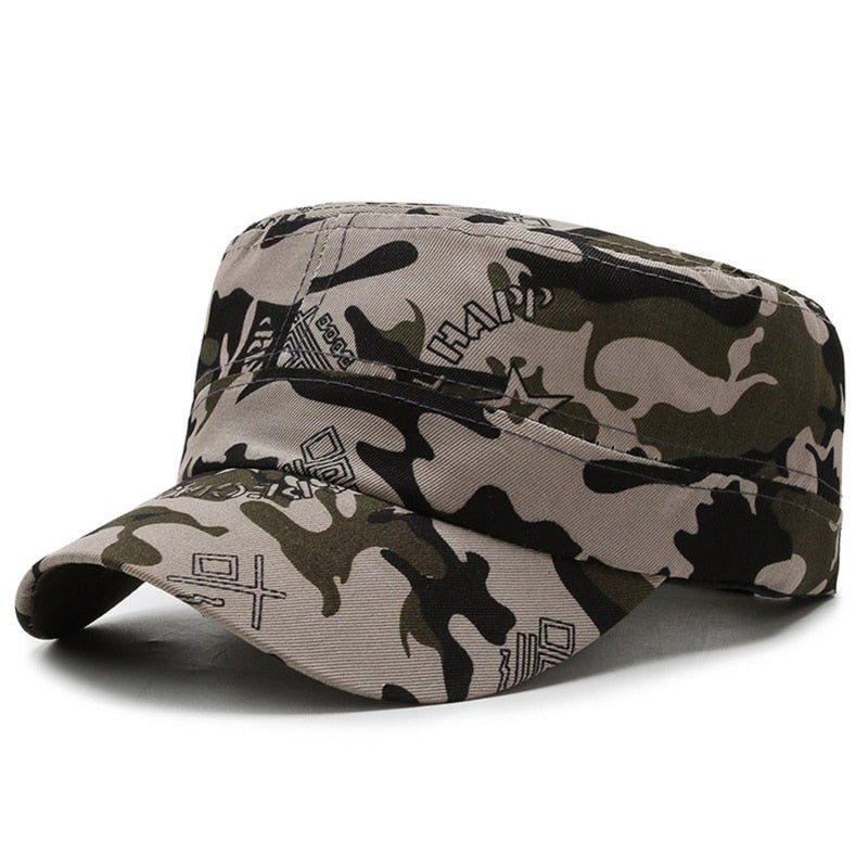 2021 Camouflage Baseball Cap Men/Tactical US Army/Marines/Navy/Cap Trucker Flat