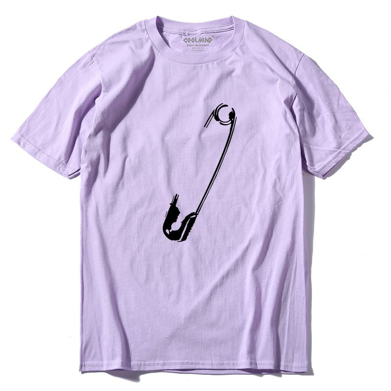 COOLMIND QI0255A 100% cotton short sleeve cool men T shirt casual funny men t shirt o-neck summer men t-shirt tops tee shirts