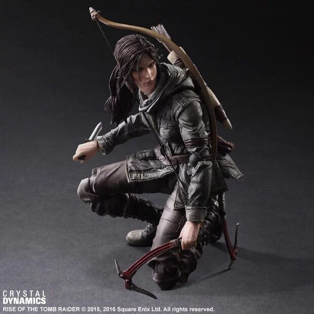 PLAY ARTS 26cm Tomb Raider Lara Croft Action Figure Model Toys