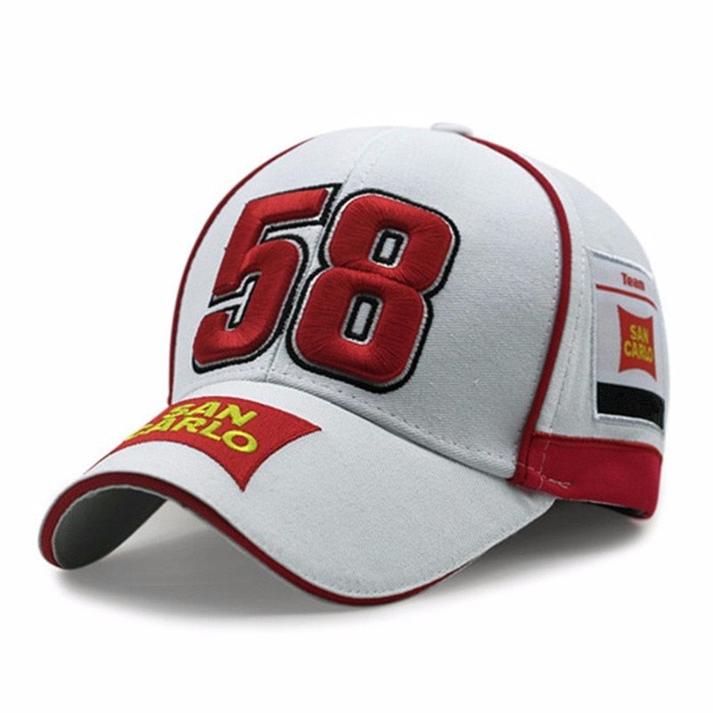 Memento moto gp motorfiets Italian Racer 58 Simoncelli san carlo baseball cap hiphop For Men Leisure Gorras Snapback hats