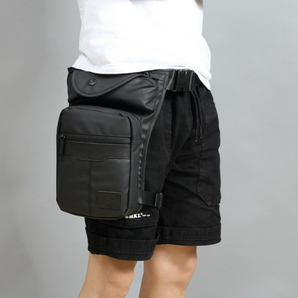 new fashion men waist pack oxford Waterproof design casual waist bag military leg bag motorcycle thigh pocket B18829b